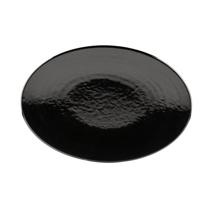 Melamine Oval Pebble Platter - Black