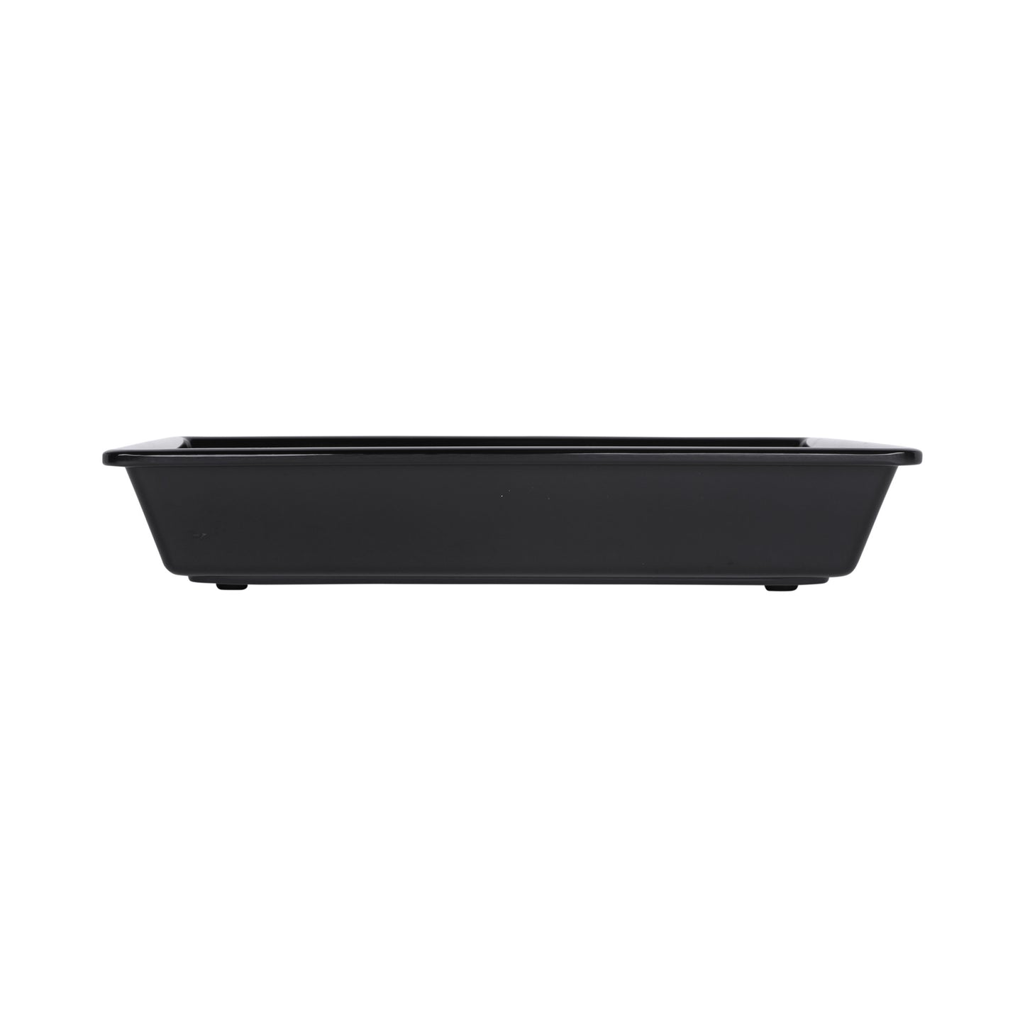 Melamine Rectangular Bowl - Black