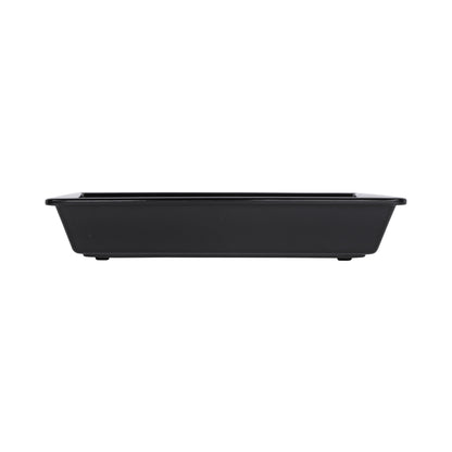 Melamine Rectangular Bowl - Black