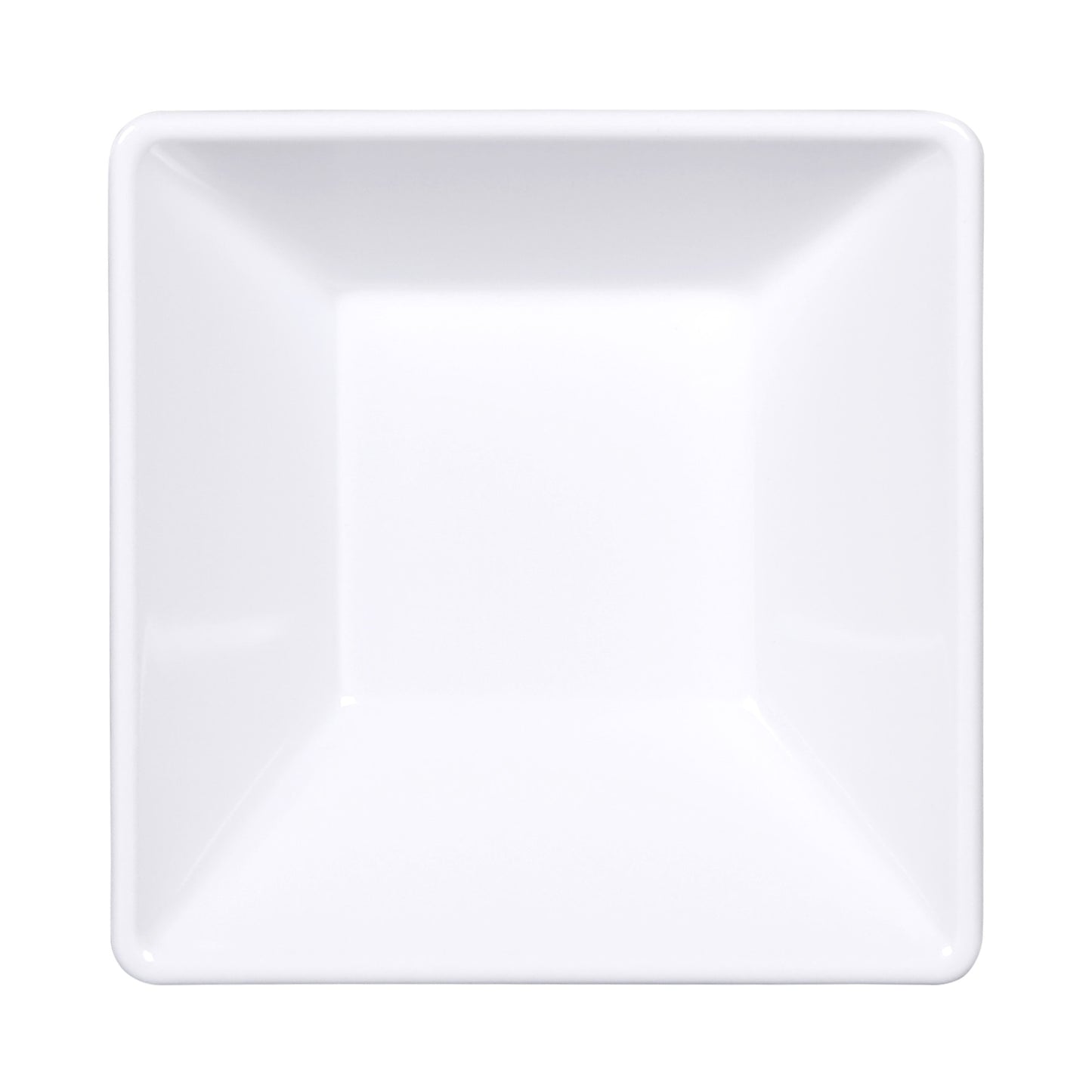 Melamine Square Bowl - White
