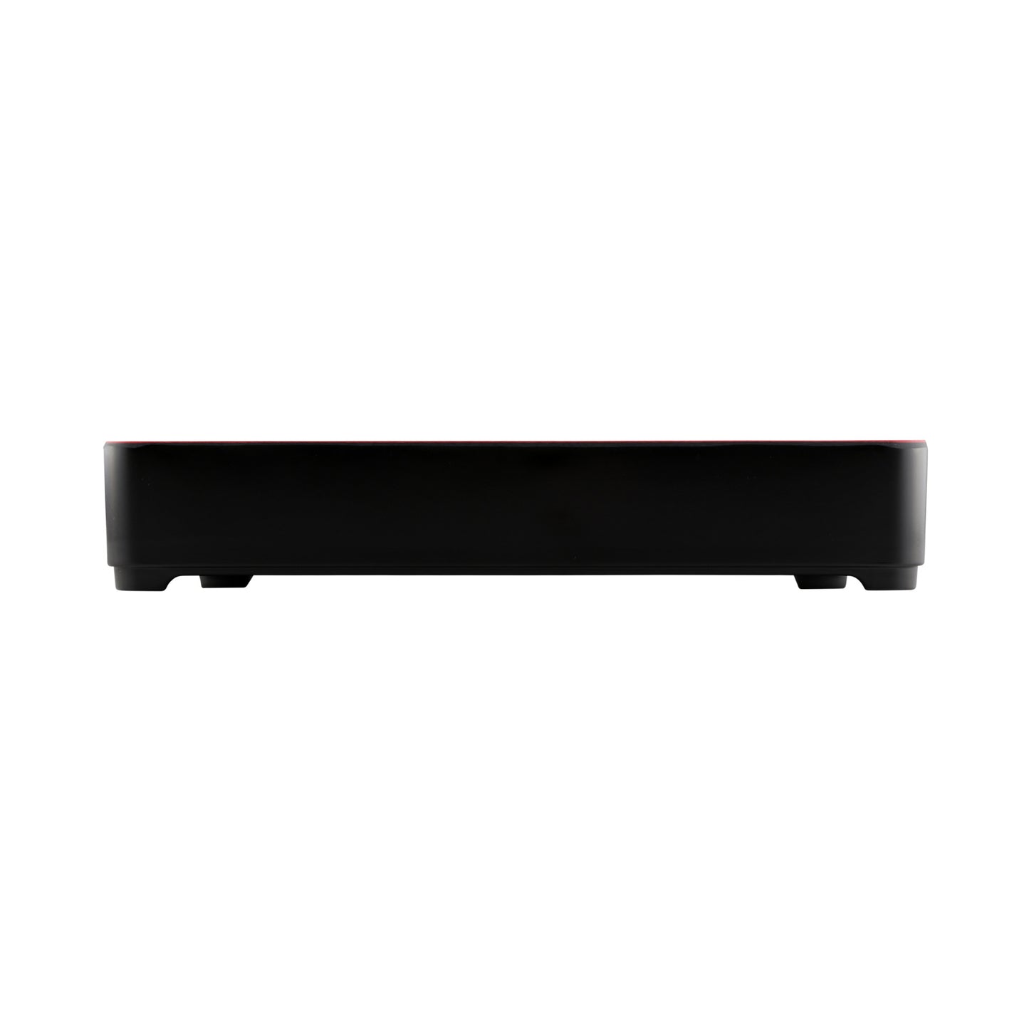 Melamine Two-Tone Bento Box - Black Outside, Red Inside