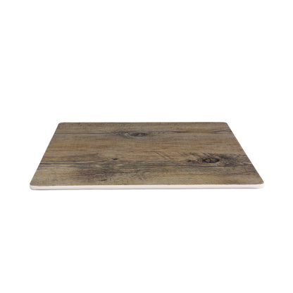Melamine Square Faux Wood - Driftwood