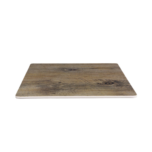 Melamine Square Faux Wood - Driftwood