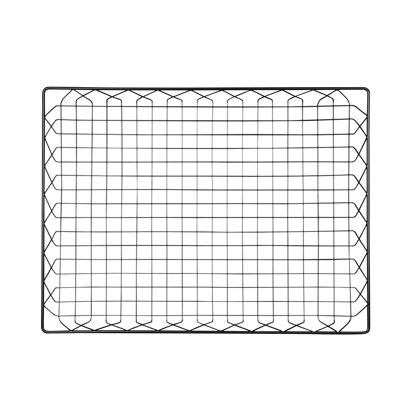 Metal Rectangular Wire Basket - Gunmetal Grey