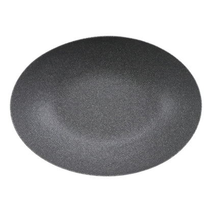 128.5 oz emerge stone grey/black melamine buffet bowl, 13.7"L x 10.6"W x 3.94"H, GET, cheforward