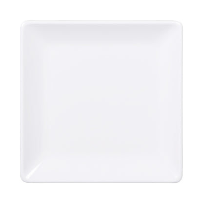 Melamine Square Plate - White