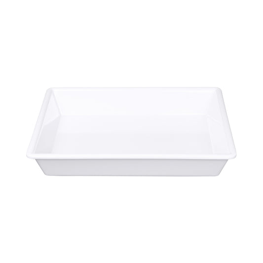Melamine Rectangular Bowl - White