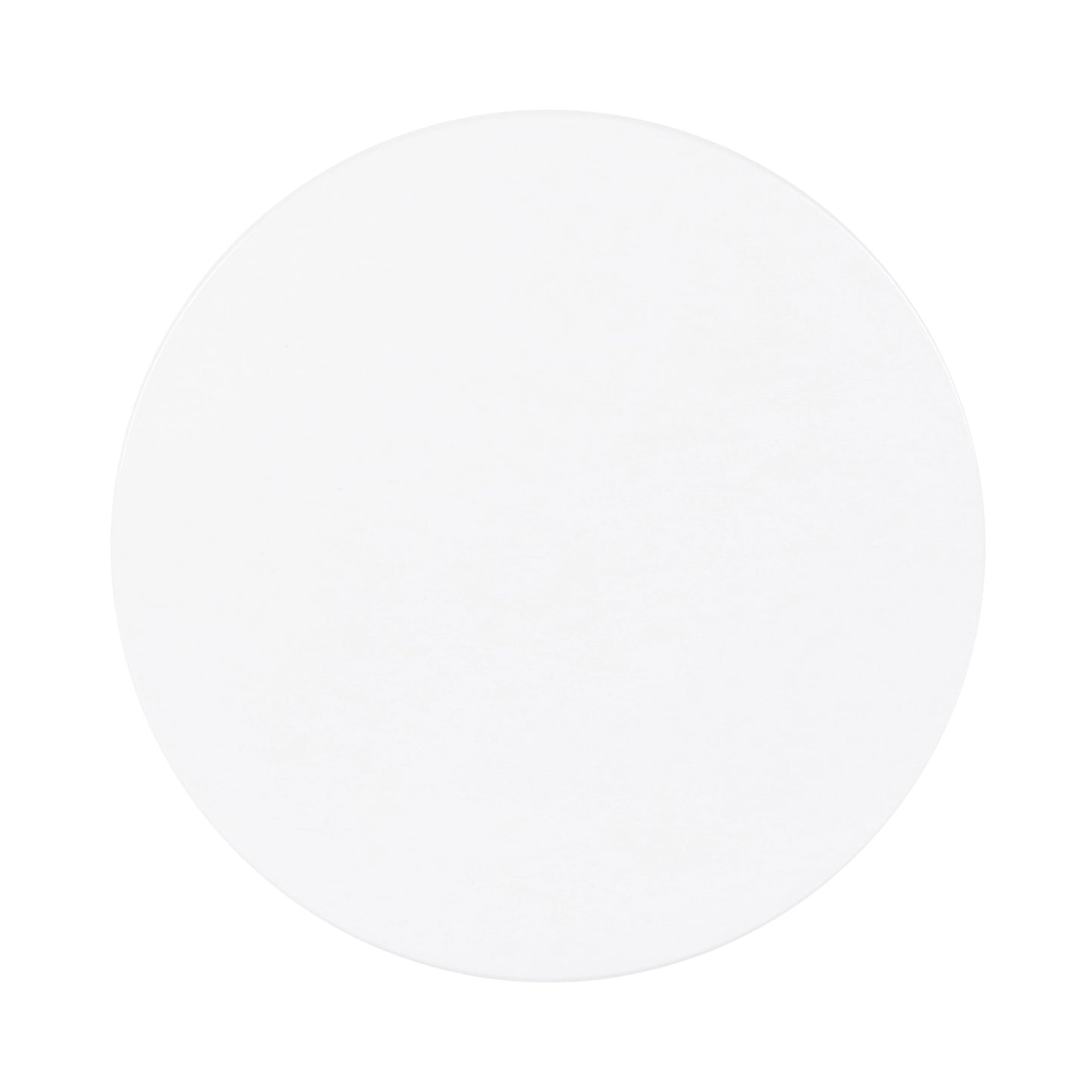 Melamine Round Flat Plate (Fits M5P Pedestal) - White