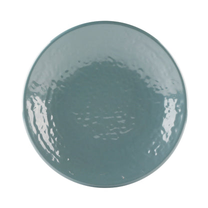 Melamine Round Pebble Plate - Abyss
