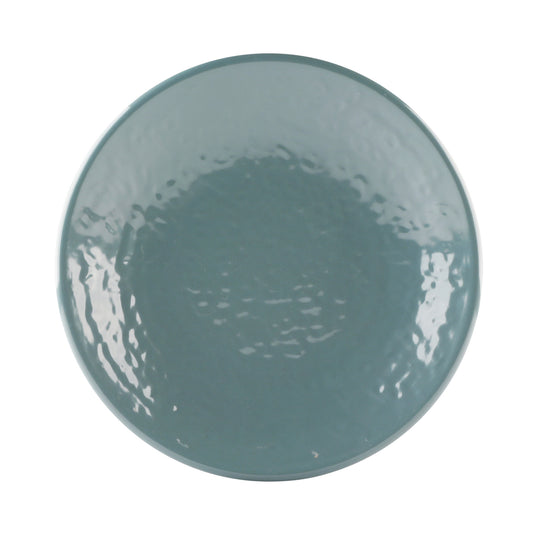 Melamine Round Pebble Plate - Abyss