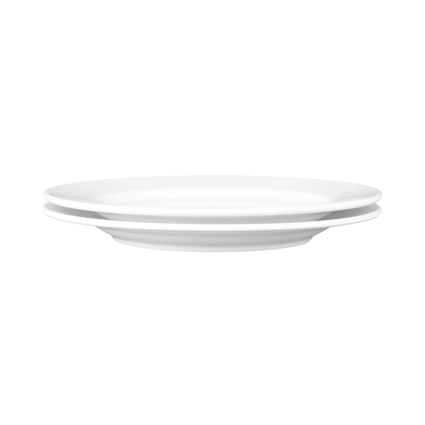 Melamine Round Plate - White