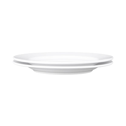 Melamine Round Plate - White