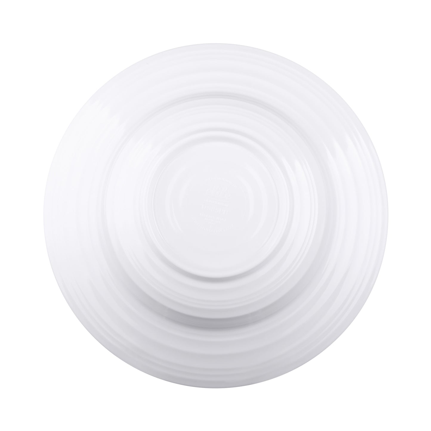 Melamine Swirl Pasta/Soup Bowl - White