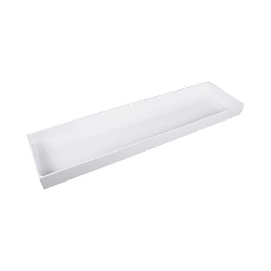 Melamine Rectangular Bin - White