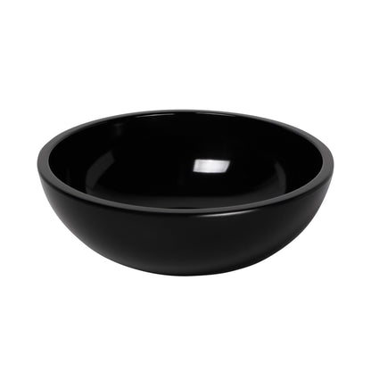 Melamine Round Bowl - Black