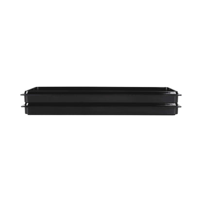 Melamine Rectangular Reversible Bin Lid - Black