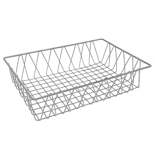 18" x 12" Rectangular Wire Pastry Basket, 4" deep