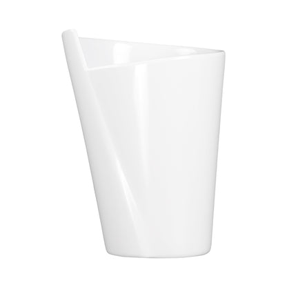 Melamine Large Spiral Crock - White