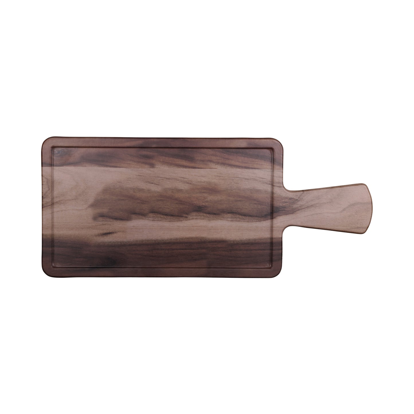 Melamine Rectangular Serving Board - Hickory Wood