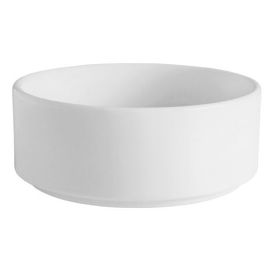 9 oz. Bright White, Porcelain, Bouillon Bowl, 3.7" Top Dia., 2.3" Tall, Corona Actualite (12 Pack)