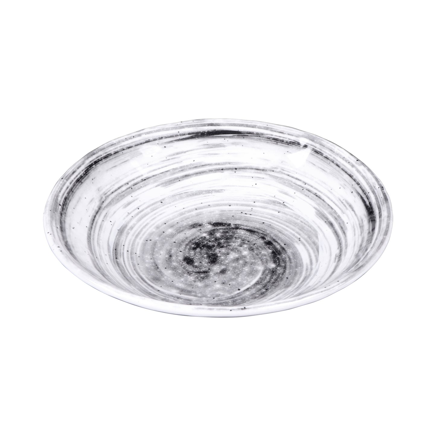 Melamine Round Bowl - Black Design