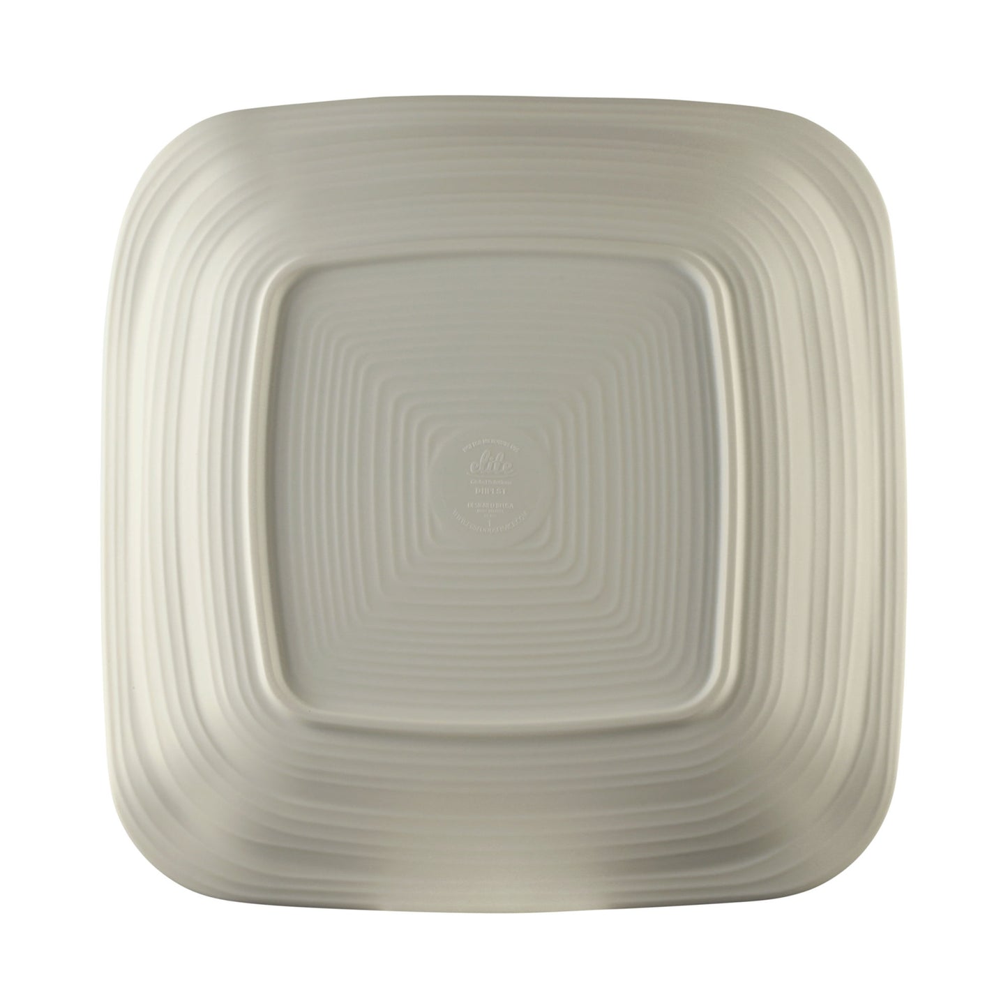 Melamine Irregular Square Plate - Off White Design