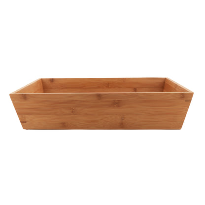 18" x 12" Bamboo Rectangular Tray, 4" deep (fits IR-900, IR-906, IR-907, IR-902)