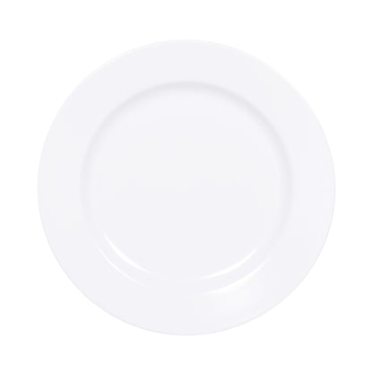 Melamine Round Plate - White