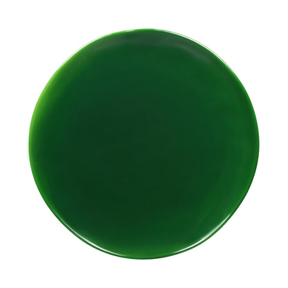 Melamine Round Plate - Green Glaze