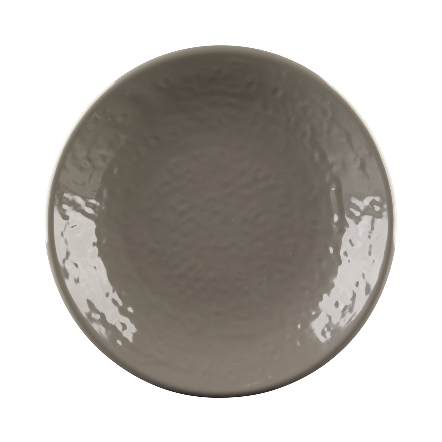 Melamine Round Pebble Plate - Mushroom