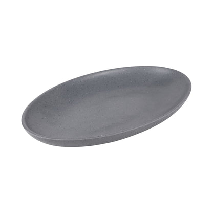 Melamine Oval Platter - Granite Stone