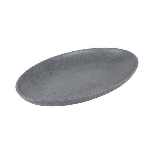 Melamine Oval Platter - Granite Stone
