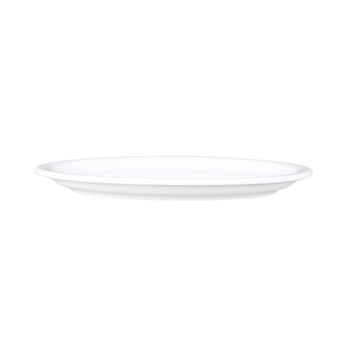 Melamine Oval Plate - White