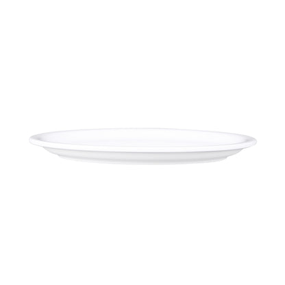 Melamine Oval Plate - White