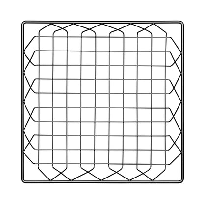 Metal Square Wire Basket - Gunmetal Grey
