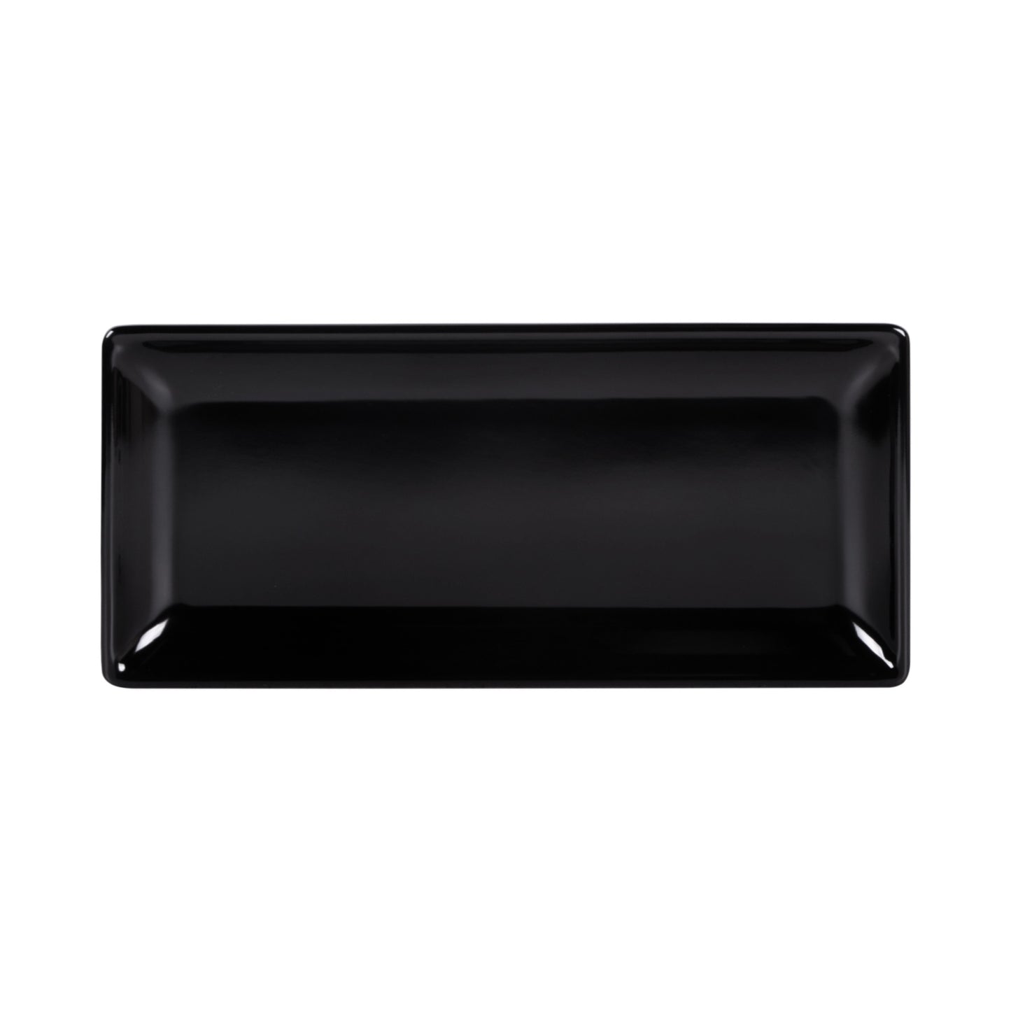Melamine Rectangular Plate - Black