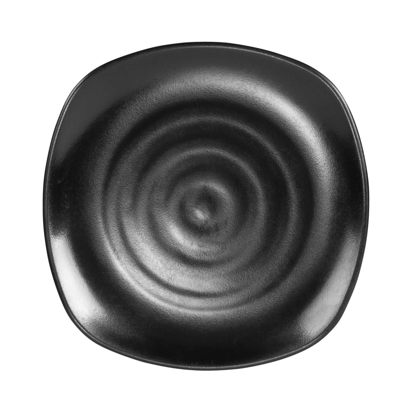 Melamine Square Plate - Black