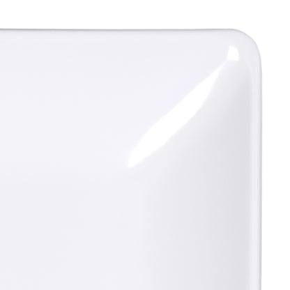 Melamine Square Plate - White