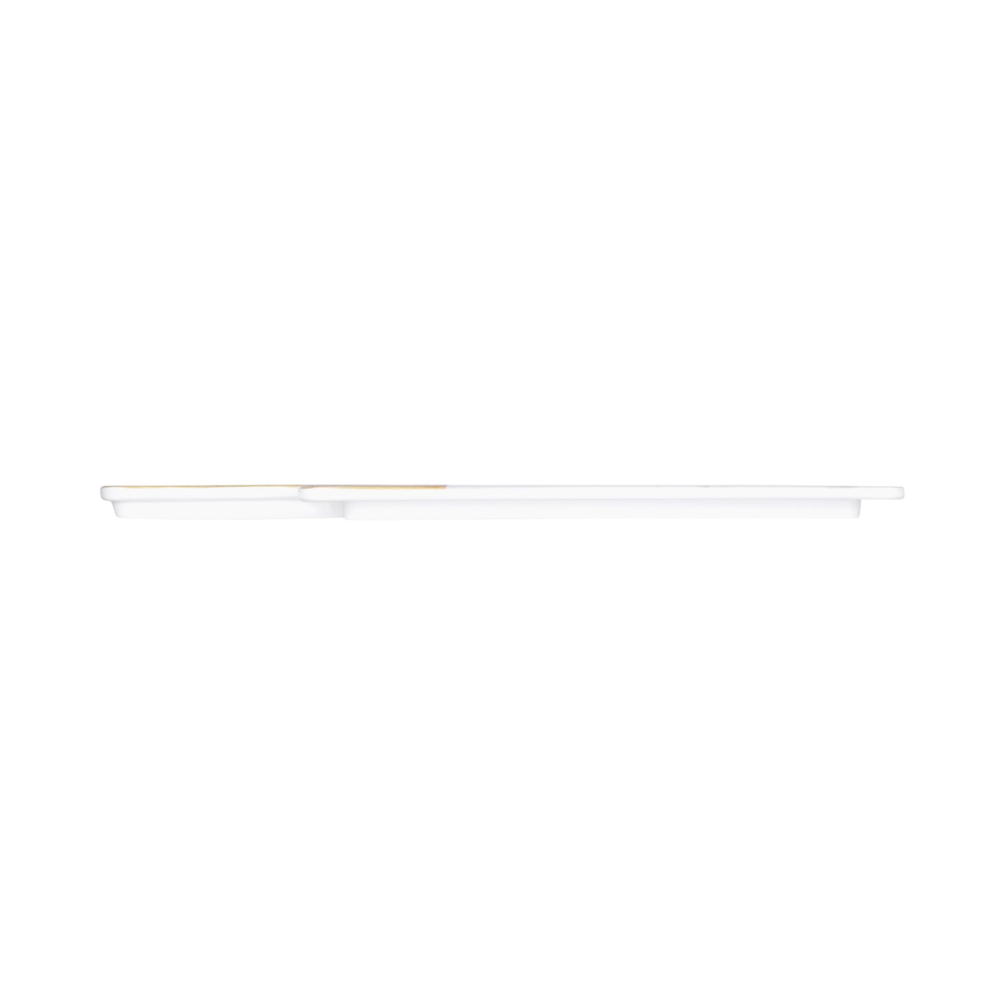 Melamine Rectangular Serving Board - Alder Wood, Carrara Marble