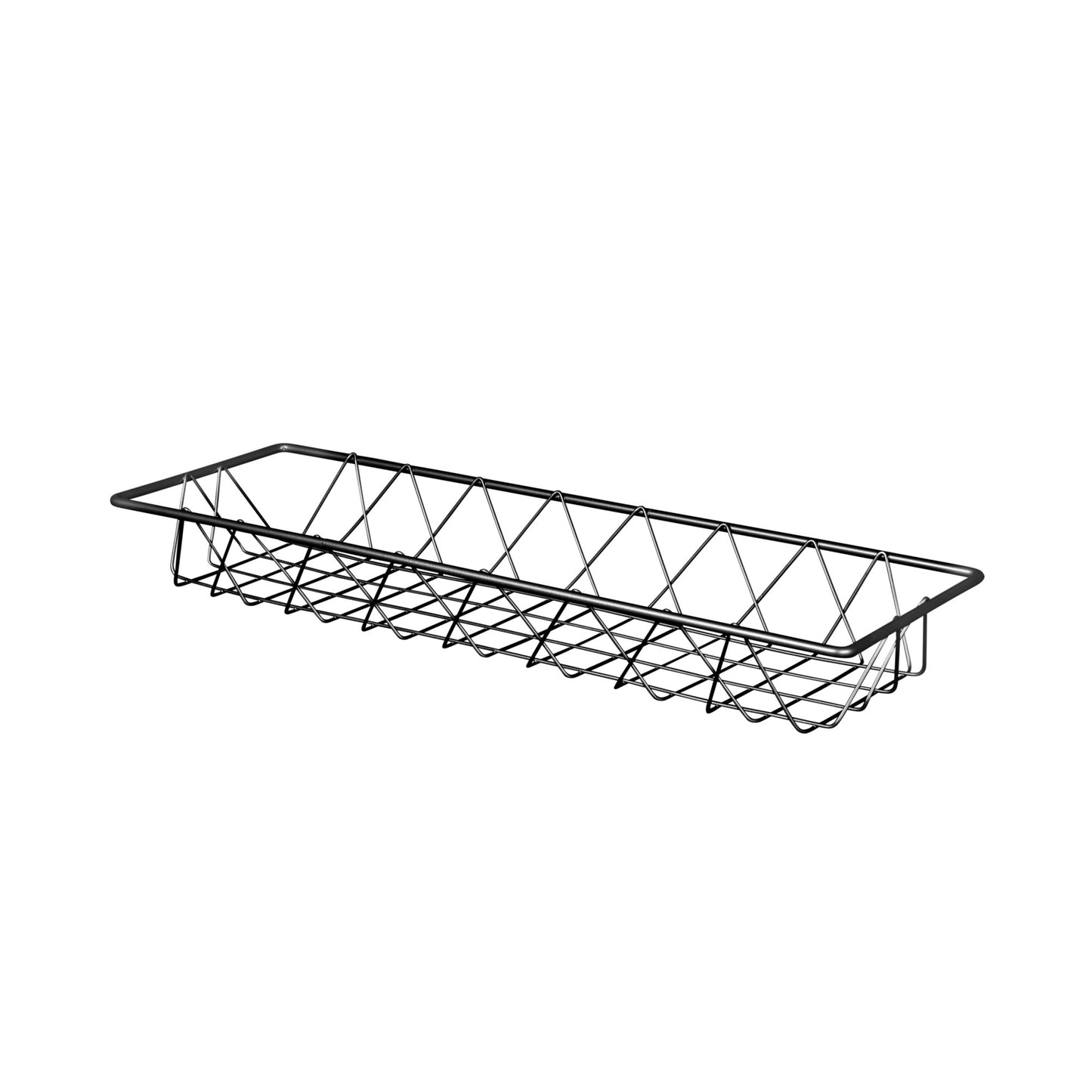 Metal Rectangular Wire Basket - Gunmetal Grey