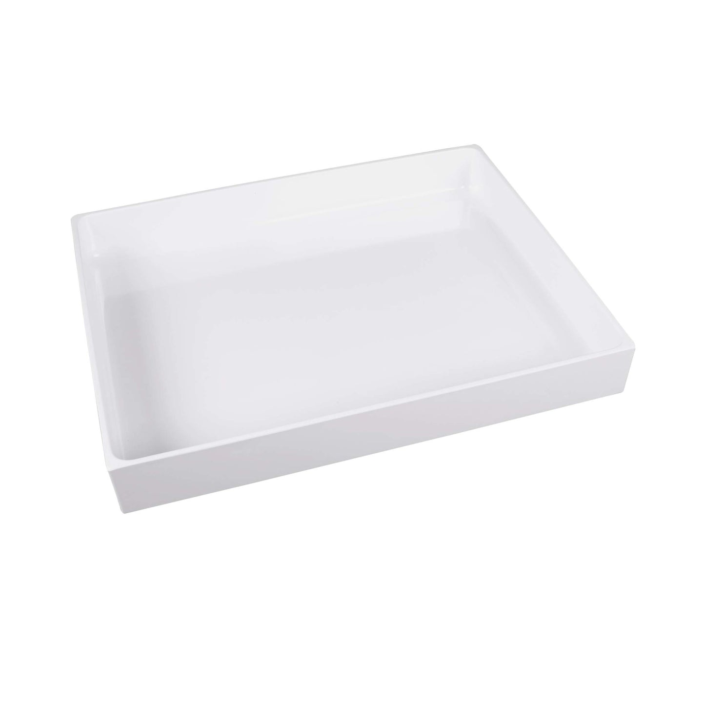 Melamine Rectangular Bin - White