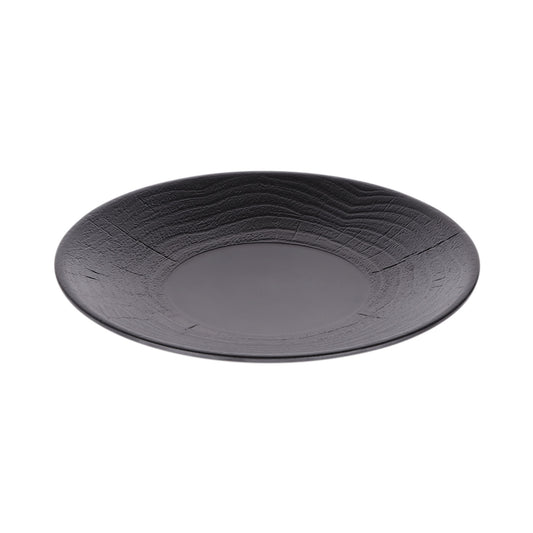 Melamine Round Plate - Black