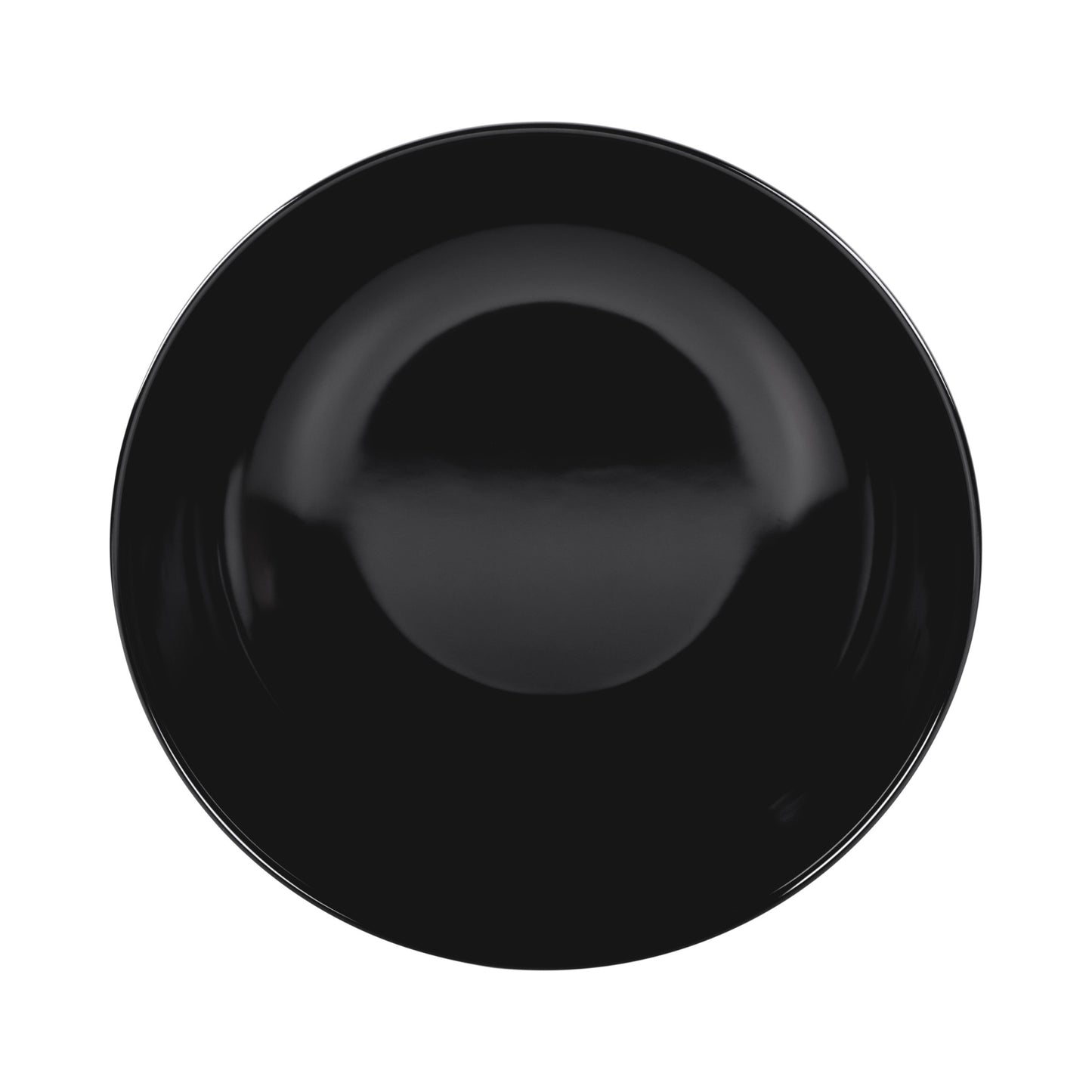 Melamine Large Round Bowl - Black