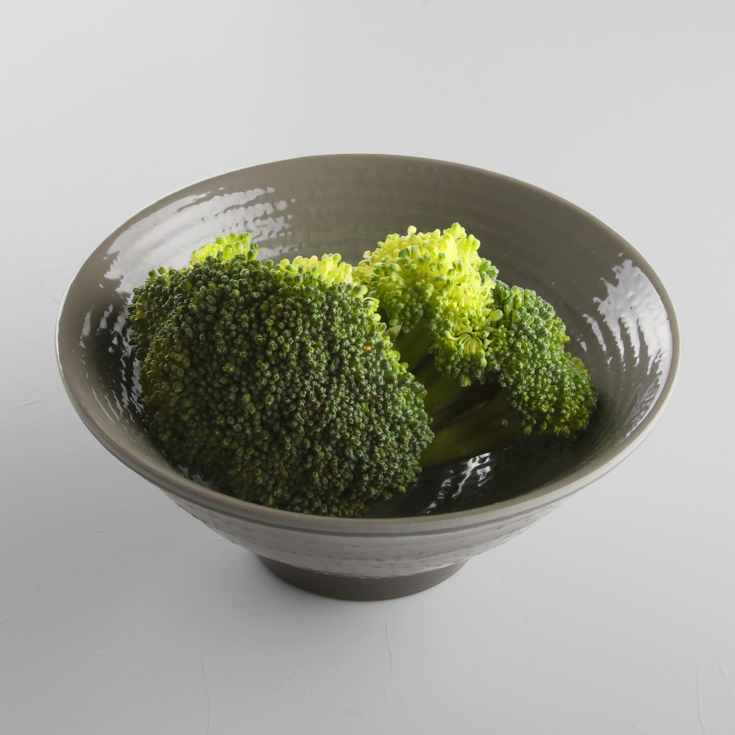 Melamine Bowl - Aubergine Matte Finish Outside/Mushroom Gloss Finish Inside