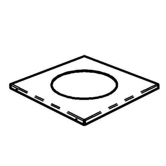 RAISER Spare Decoration Steel Frame Stainless Steel, fo