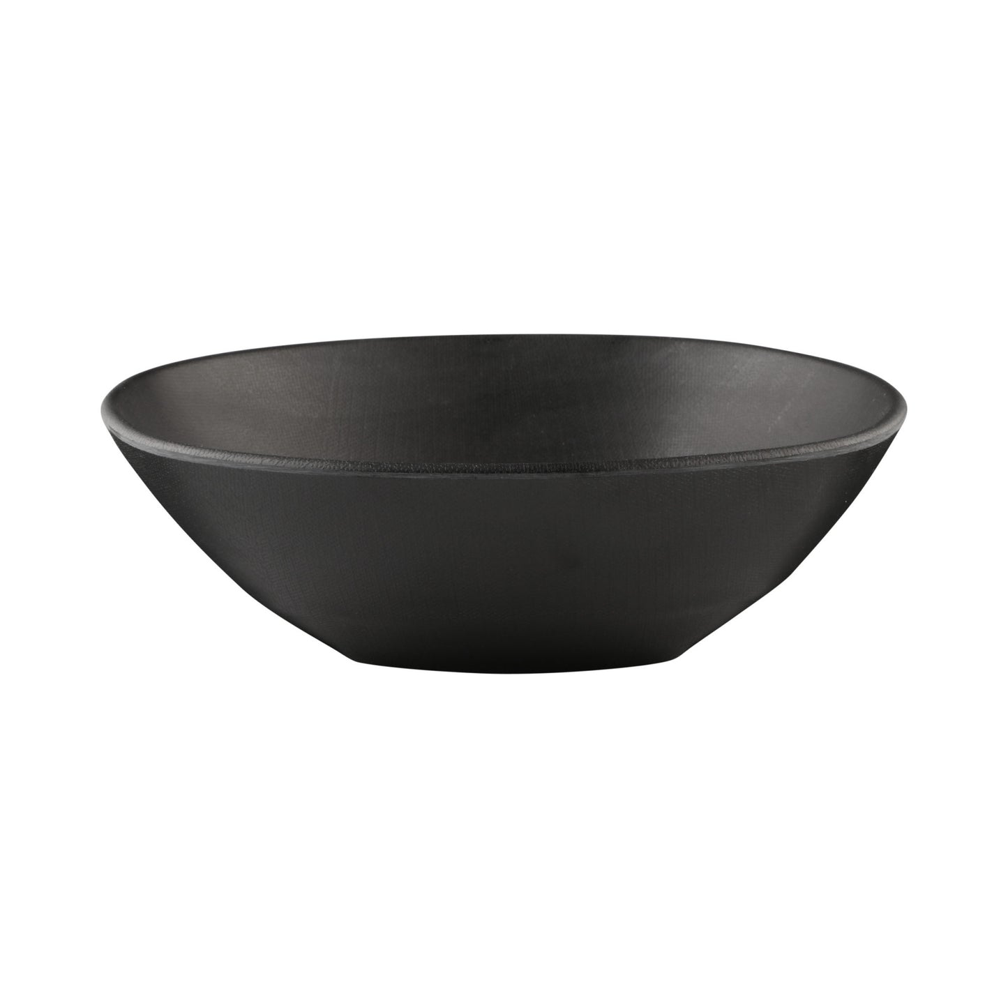 Melamine Irregular Bowl - Black