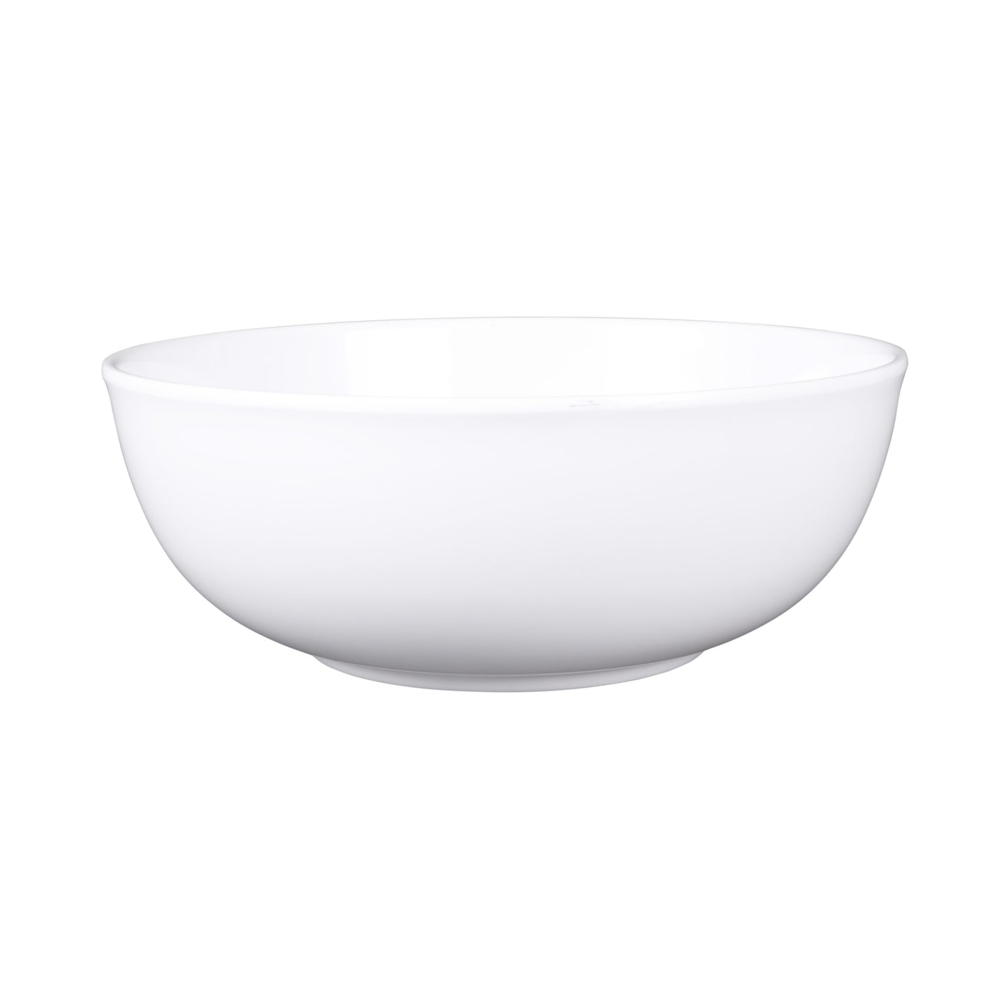 Melamine Round Bowl - White