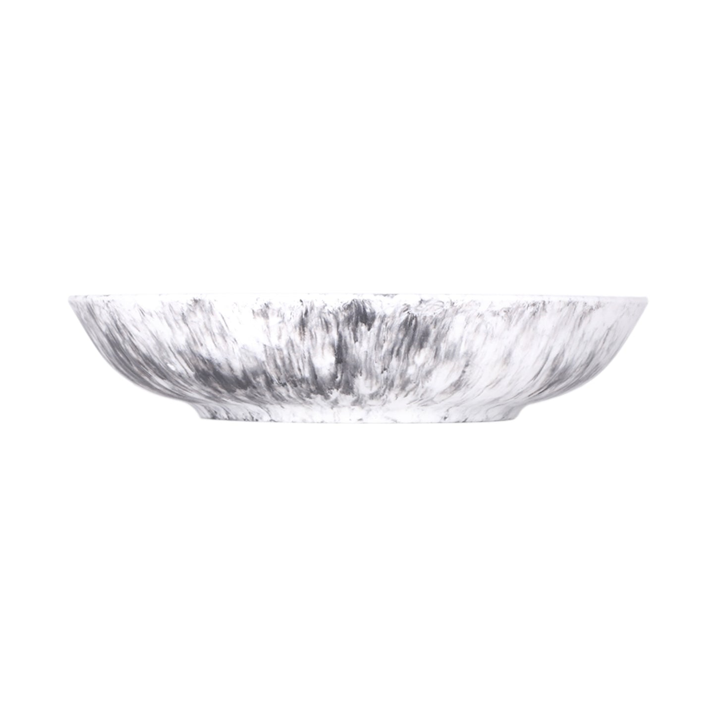 Melamine Round Coupe Bowl - Black Marble