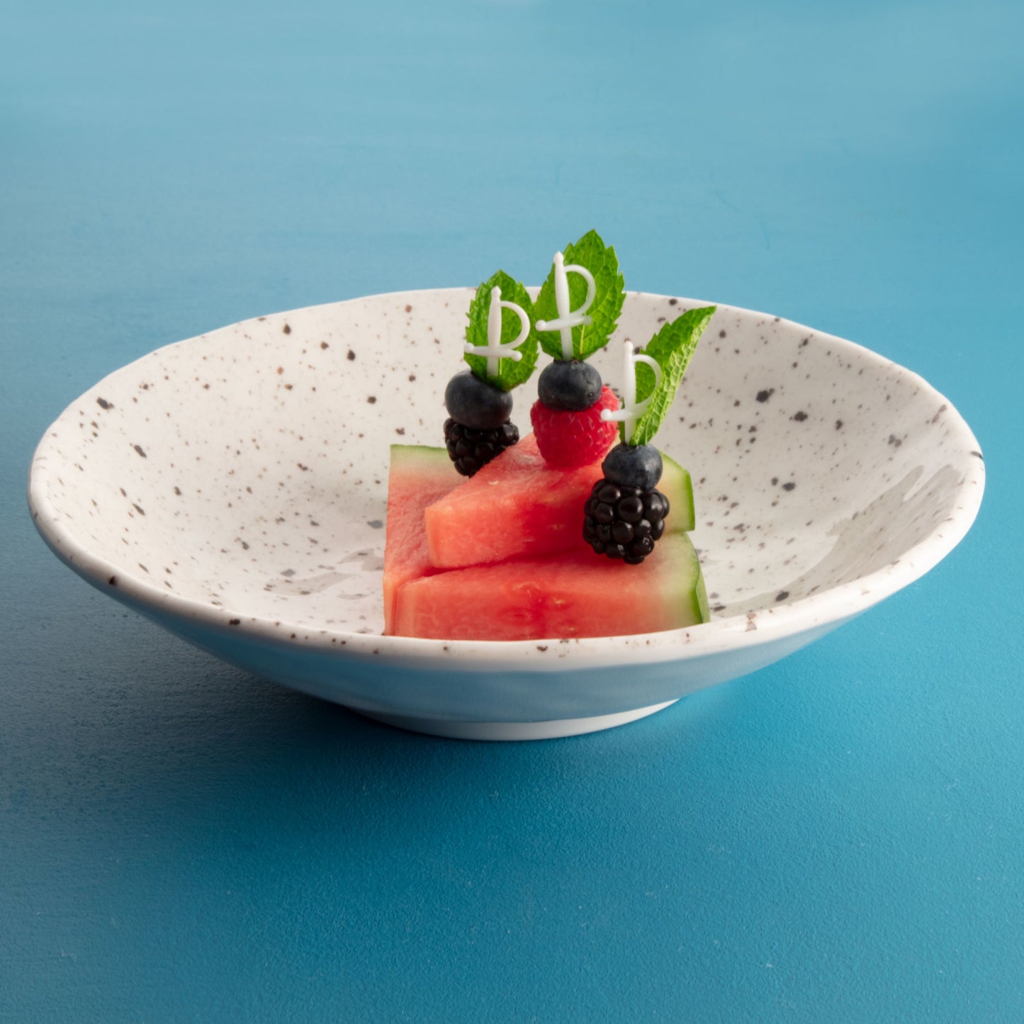 Melamine Round Bowl - Chocolate Chip