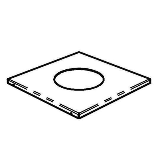 RAISER Spare Decoration Steel Frame,  Stainless Steel, fo